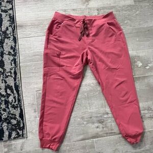 Figs Women’s Zamora Joggers. Size XL. PO 3326. Quartz. 2 Small ink stains.